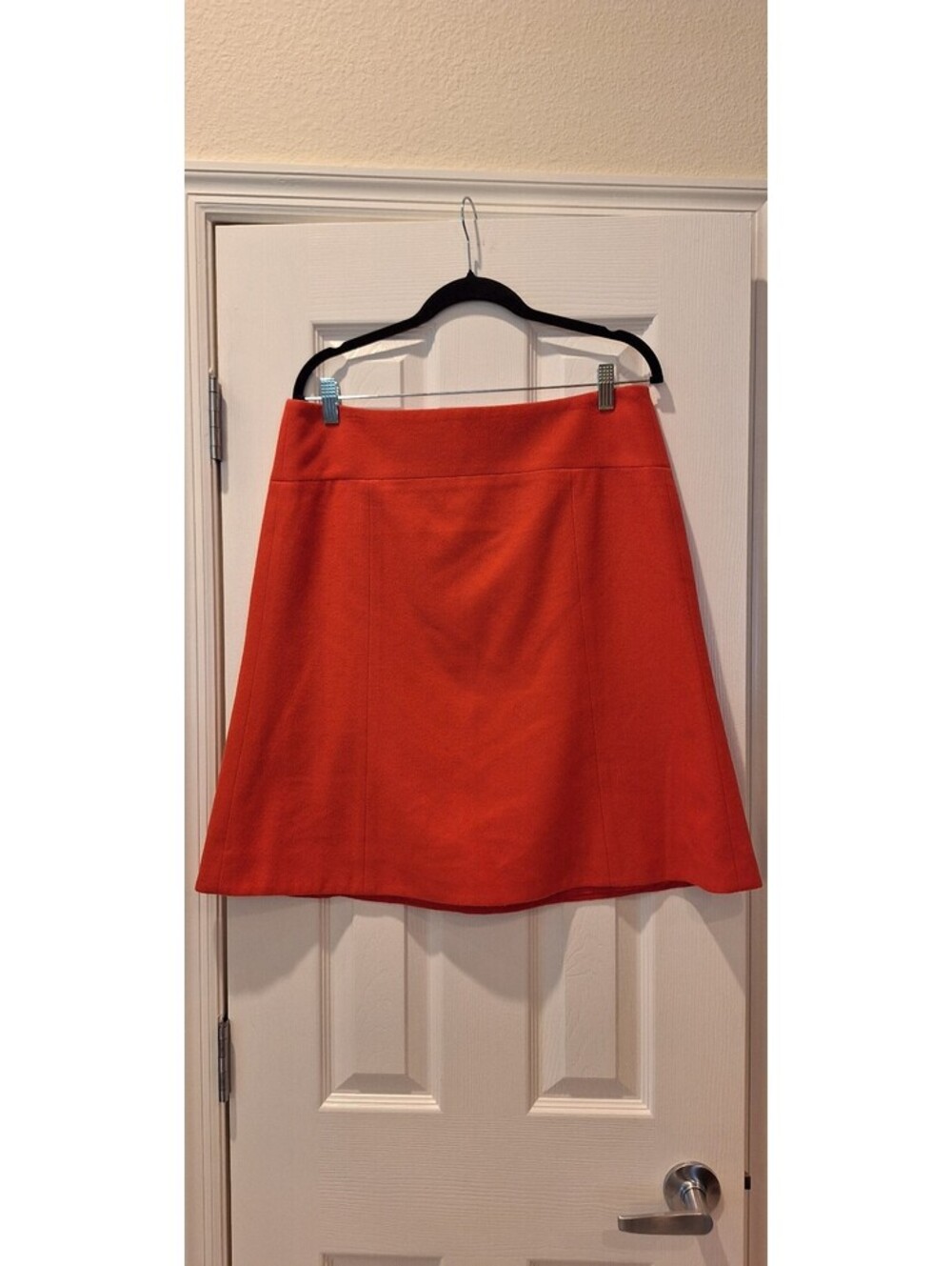 JCrew - Red Wool/Cashmere Skirt - 10